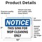 Signmission This Sink For Mop Cleaning Only, 10 in W x Rectangle, Vinyl Decal OS-2PACK-NS-D-710-L-18661 - alternate 5